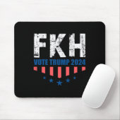 Tapis De Souris Fkh Trump 2024 Foxtrot Kilo Hotel Funny (Avec souris)