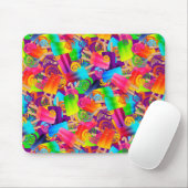 Tapis De Souris Flacons à cochonnets CKC, MOUSEPAD violet (Avec souris)