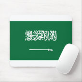 Tapis De Souris Flag d'Arabie saoudite (Avec souris)