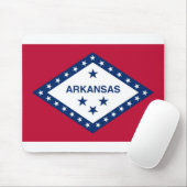 Tapis De Souris Flag de l'Arkansas (Avec souris)
