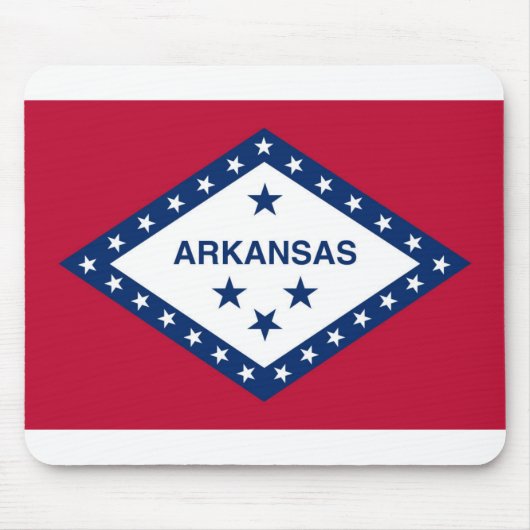 Tapis De Souris Flag de l'Arkansas (Devant)