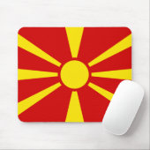 Tapis De Souris Flag de Macedonia (Avec souris)