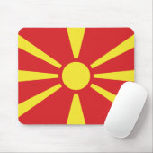 Tapis De Souris Flag de Macedonia (Avec souris)