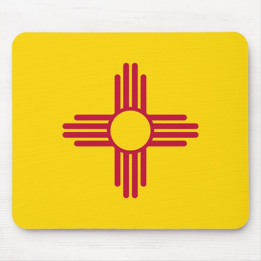 Tapis De Souris Flag du Nouveau-Mexique (Devant)