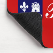 Tapis De Souris Flag of Baton Rouge, Louisiana Mouse Pad (Coin)
