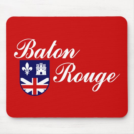Tapis De Souris Flag of Baton Rouge, Louisiana Mouse Pad (Devant)