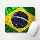 Tapis De Souris Flag of Brazil (Avec souris)