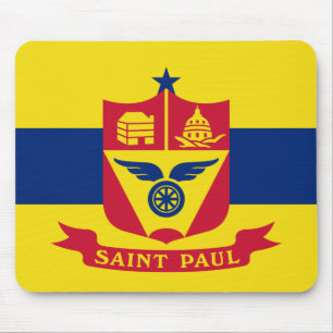 Tapis De Souris Flag of Saint Paul (Minnesota)