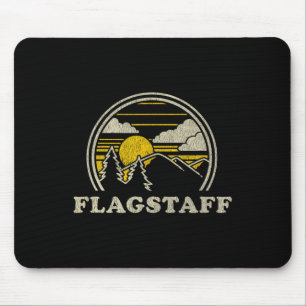 Tapis De Souris Flagstaff Arizona Az T Shirt Vintage Randonnée Mon