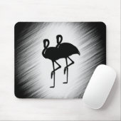 Tapis De Souris Flamant noir et blanc (Avec souris)