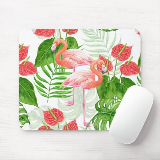 Tapis De Souris Flamant rose (Avec souris)