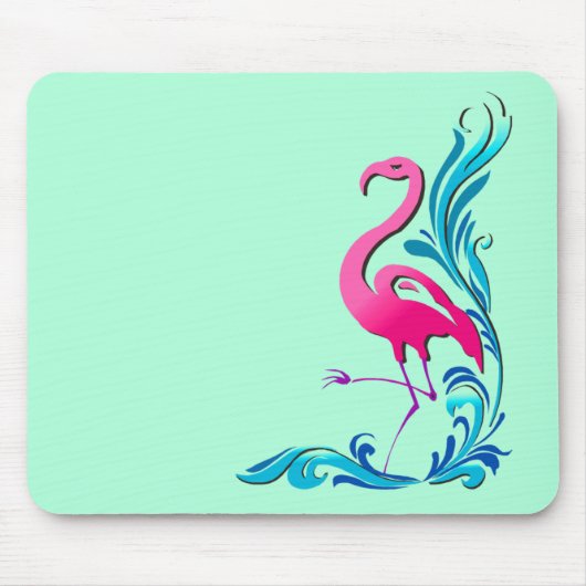 TAPIS DE SOURIS FLAMANT ROSE 1 (Devant)