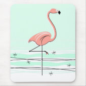 Tapis De Souris Flamant rose Aqua mousepad (Devant)