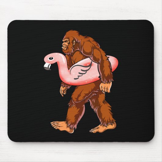 Tapis De Souris Flamant rose Bigfoot (Devant)