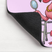 Tapis De Souris Flamant rose de Glam d'or (Coin)