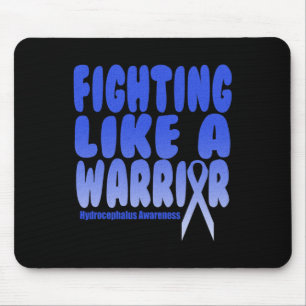 Tapis De Souris Flamant rose Foi Espoir Amour Hydrocéphalie Sensib