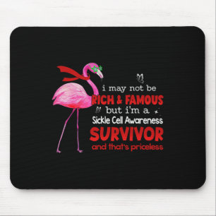 Tapis De Souris Flamant rose Je suis un survivant de la faucille q