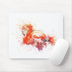 Tapis De Souris Flamant Rose Joli