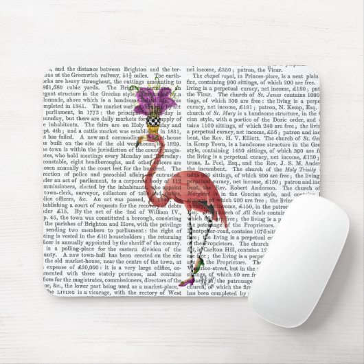 Tapis De Souris Flamant rose Mardi Gras Complet (Avec souris)