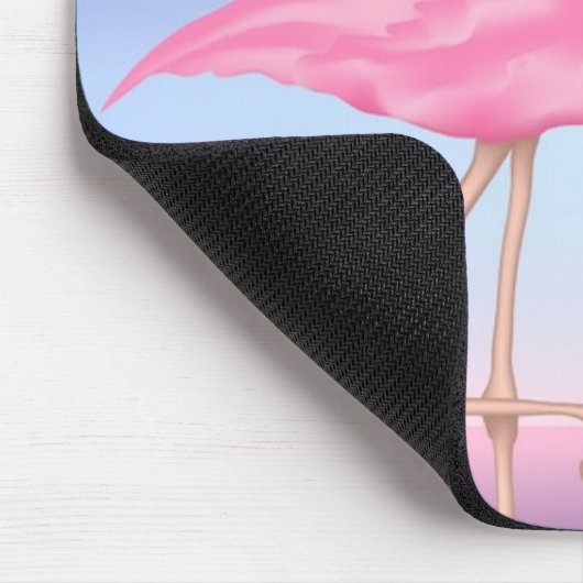 Tapis De Souris Flamant rose Mousepad (Coin)