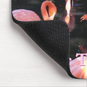 Tapis De Souris Flamant rose Mousepad (Coin)