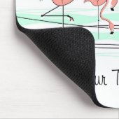 Tapis De Souris Flamant rose Ocean Group "Text" mousepad (Coin)