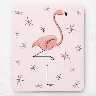 Tapis De Souris Flamant rose Pink mousepad