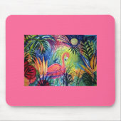 Tapis De Souris Flamant rose rose (Devant)