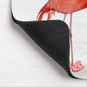 Tapis De Souris Flamant rose Rose En Haut Talon (Coin)