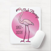 Tapis De Souris Flamant rose rose Mousepad (Avec souris)