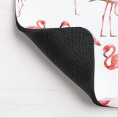 Tapis De Souris Flamant rose rose Mousepad (Coin)