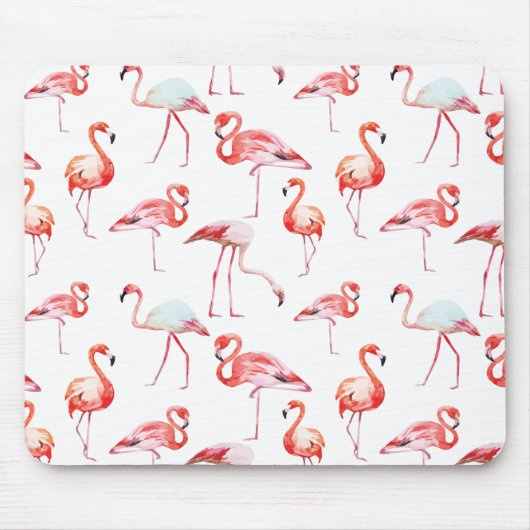 Tapis De Souris Flamant rose rose Mousepad (Devant)