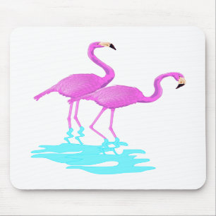 Tapis De Souris Flamant rose rose Mousepad