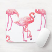Tapis De Souris Flamants roses (Avec souris)