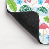 Tapis De Souris Flamants roses en Paradise Mousepad (Coin)
