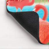 Tapis De Souris Flamants roses roses des Caraïbes Mousepad (Coin)