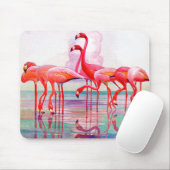 Tapis De Souris Flamants roses roses par Francis Lee Jaques (Avec souris)