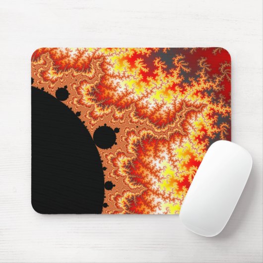 Tapis De Souris Flamber Sun - fractale (Avec souris)