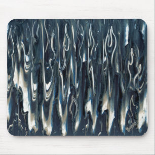 Tapis De Souris Flame bleue cool