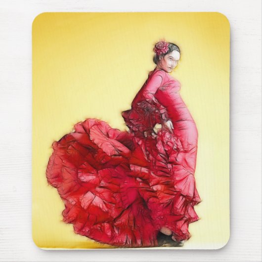 TAPIS DE SOURIS FLAMENCO (Devant)