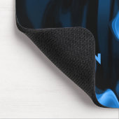Tapis De Souris Flames bleu Cobalt | Personnalisé (Coin)