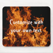 Tapis De Souris Flames Mousepad (Devant)