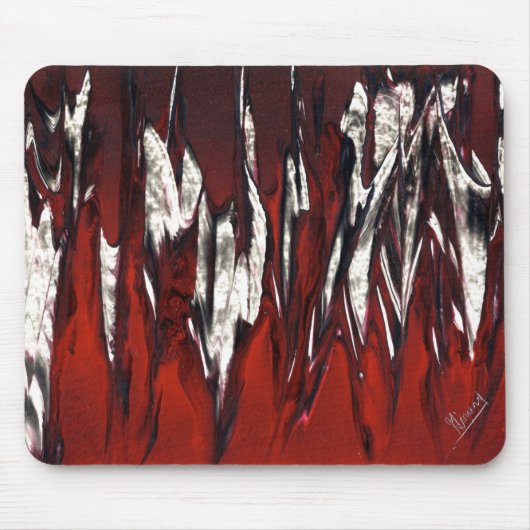 Tapis De Souris Flames rouges (Devant)