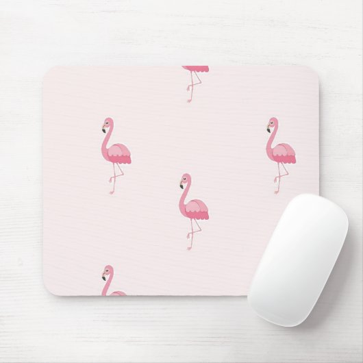 Tapis De Souris Flamingo à pied rose mou (Avec souris)