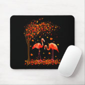 Tapis De Souris Flamingo Thanksgiving Halloween It's Fall Y'all Au (Avec souris)