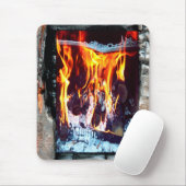 Tapis De Souris Flamme (Avec souris)