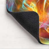 Tapis De Souris Flamme de fractale (Coin)