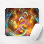 Tapis De Souris Flamme de fractale (Avec souris)