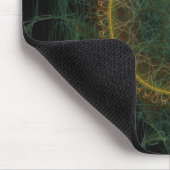 Tapis De Souris Flamme Fractale Mousepad (Coin)