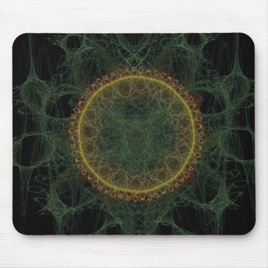 Tapis De Souris Flamme Fractale Mousepad (Devant)